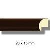 Baguette d'encadrement en bois de qualité